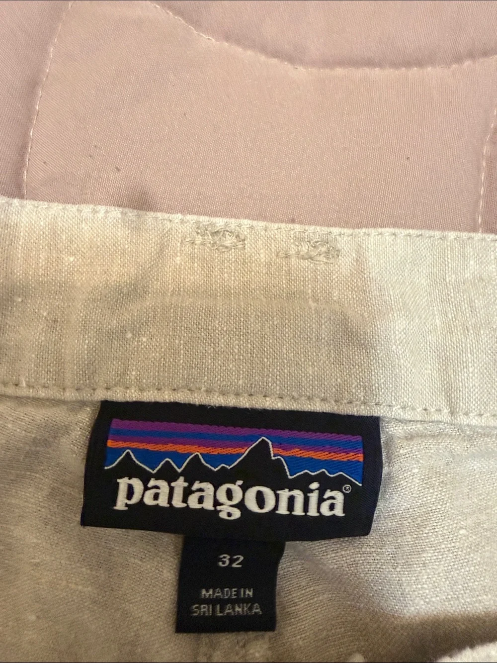 Patagonia Men’s Light Gray Flat Front Casual Shorts
